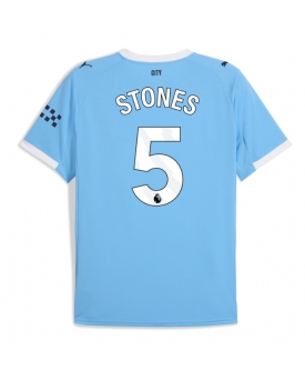 Billige Fotballdrakt Manchester City John Stones #5 Replika Hjemmedrakt 2025-26 Kortermet Billige Fotballdrakt Manchester City John Stones #5 Replika Hjemmedrakt 2025-26 Kortermet